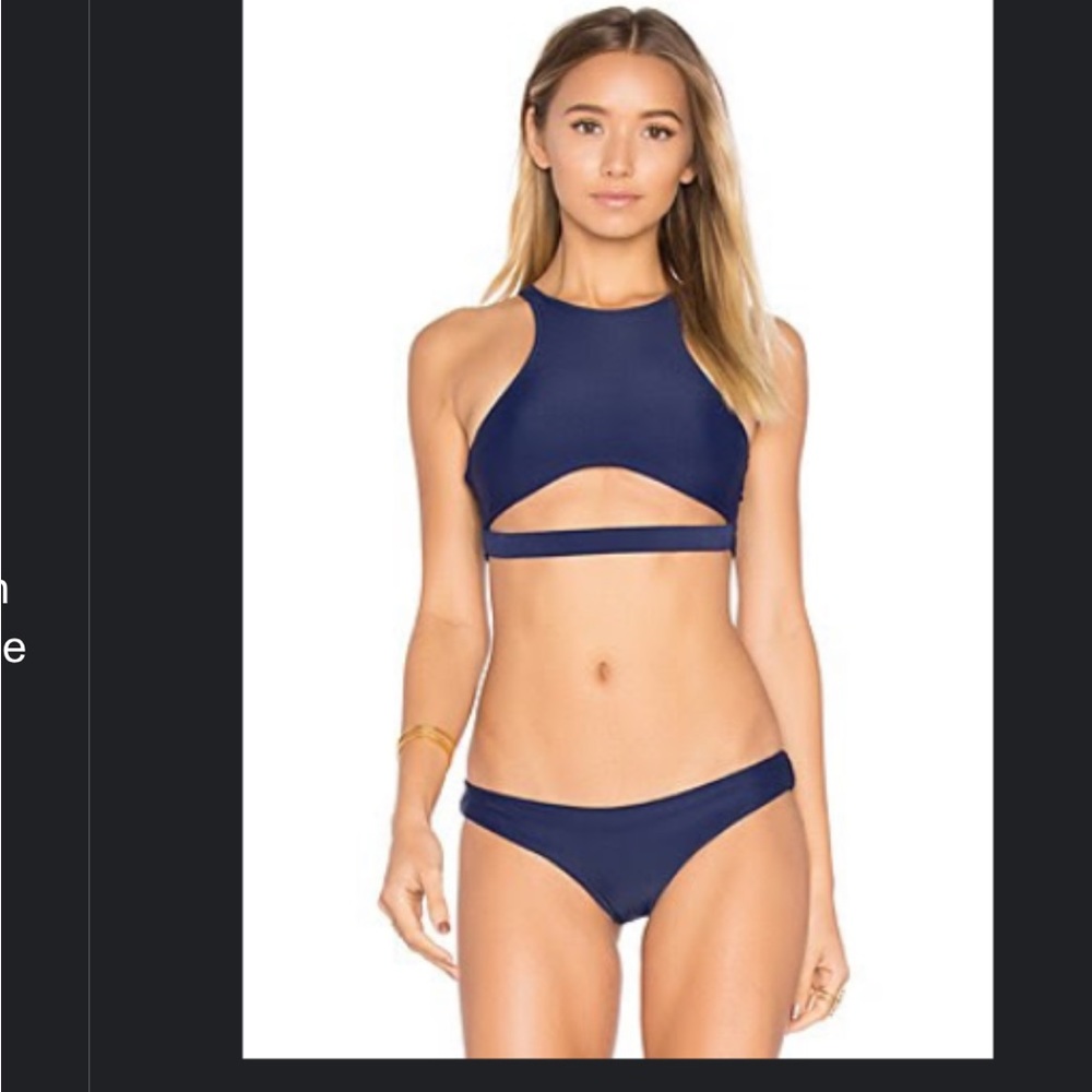 Beach riot Sandy bottom in cosmo blue bikini bottom